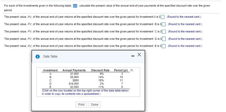 annuity present value formula