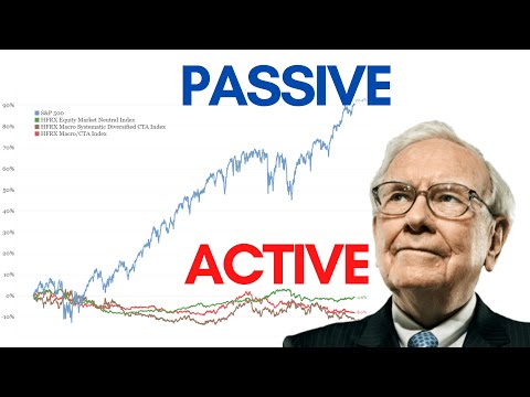 how are active investing and passive investing different